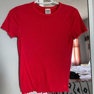 Tight Fitted Red T-Shirt from PINK